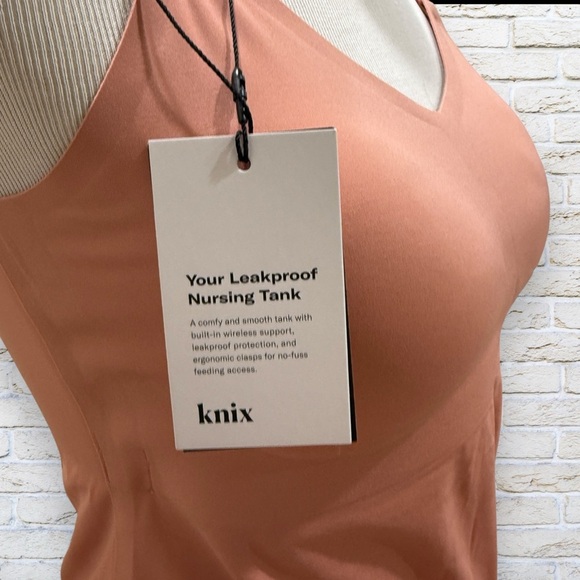 NWT Knix Pink Ginger Leakproof Nursing Tank Size Large - Picture 2 of 10